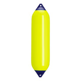 Saturn Yellow boat fender with Navy-Top, Polyform F-8 