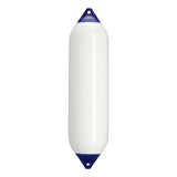 White boat fender with Navy-Top, Polyform F-8 