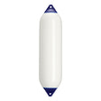 White boat fender with Navy-Top, Polyform F-8 