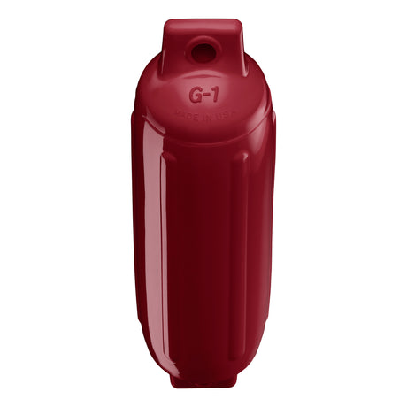 Burgundy boat fender, Polyform G-1