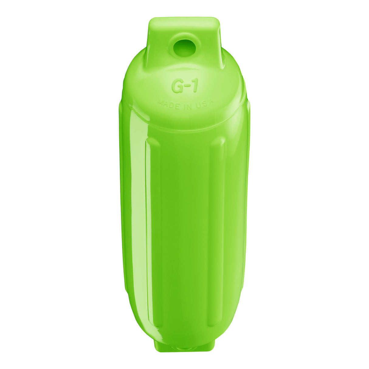 Lime boat fender, Polyform G-1