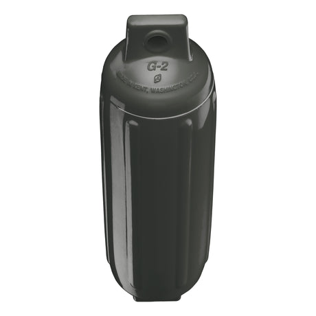 Graphite boat fender, Polyform G-2 angled shot