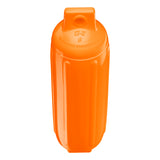 Orange boat fender, Polyform G-2 angled shot