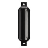 Black boat fender, Polyform G-2 