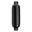 Black boat fender, Polyform G-2 