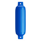 Blue boat fender, Polyform G-2 