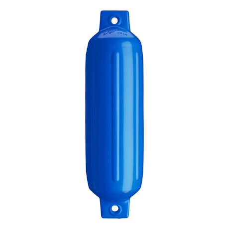 Blue boat fender, Polyform G-2 