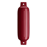 Burgundy boat fender, Polyform G-2 