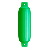 Green boat fender, Polyform G-2 
