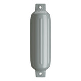 Grey boat fender, Polyform G-2 