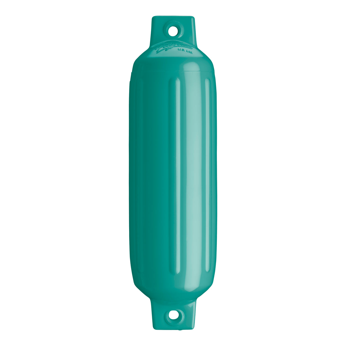 Teal boat fender, Polyform G-2 