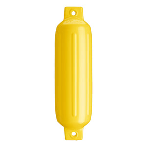 Yellow boat fender, Polyform G-2 