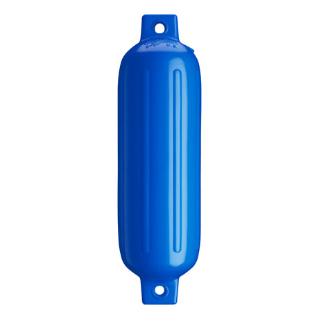 Blue boat fender, Polyform G-3 