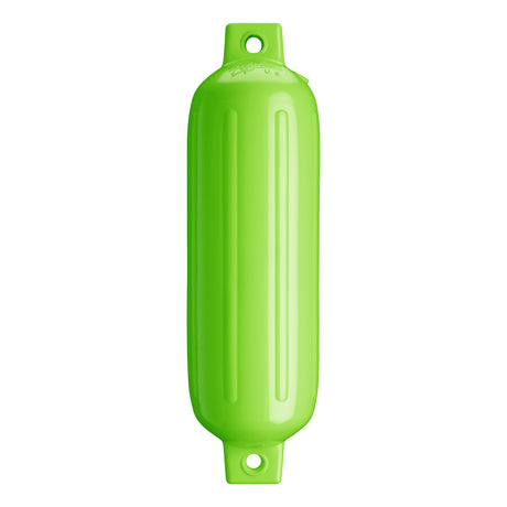 Lime boat fender, Polyform G-3 