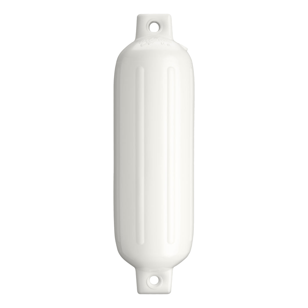 White boat fender, Polyform G-3 
