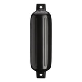 Black boat fender, Polyform G-4 