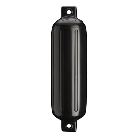 Black boat fender, Polyform G-4 