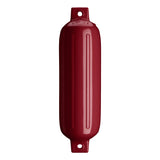 Burgundy boat fender, Polyform G-4 