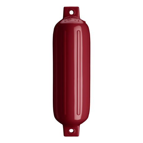 Burgundy boat fender, Polyform G-4 