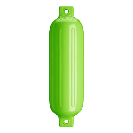 Lime boat fender, Polyform G-4 