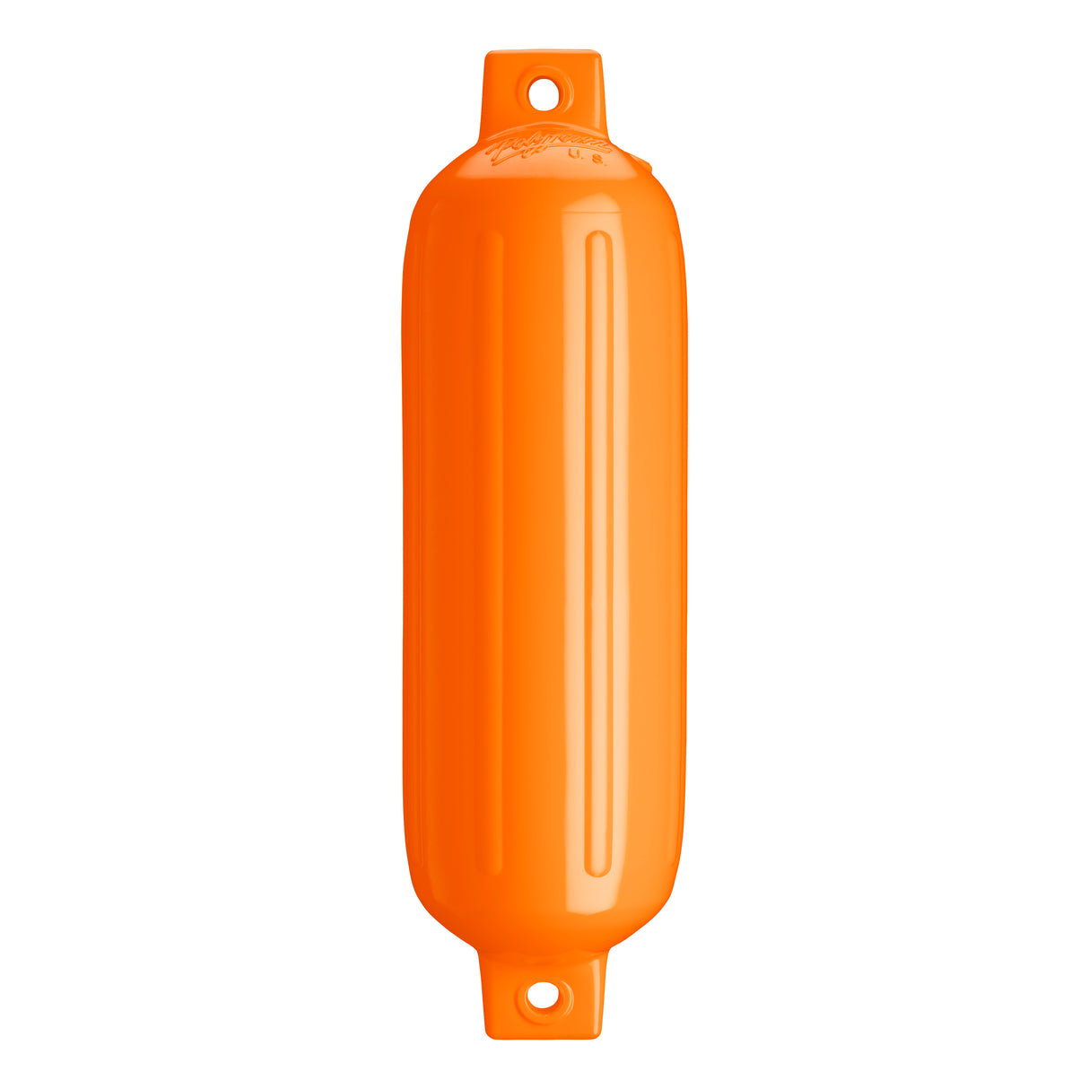 Orange boat fender, Polyform G-4 