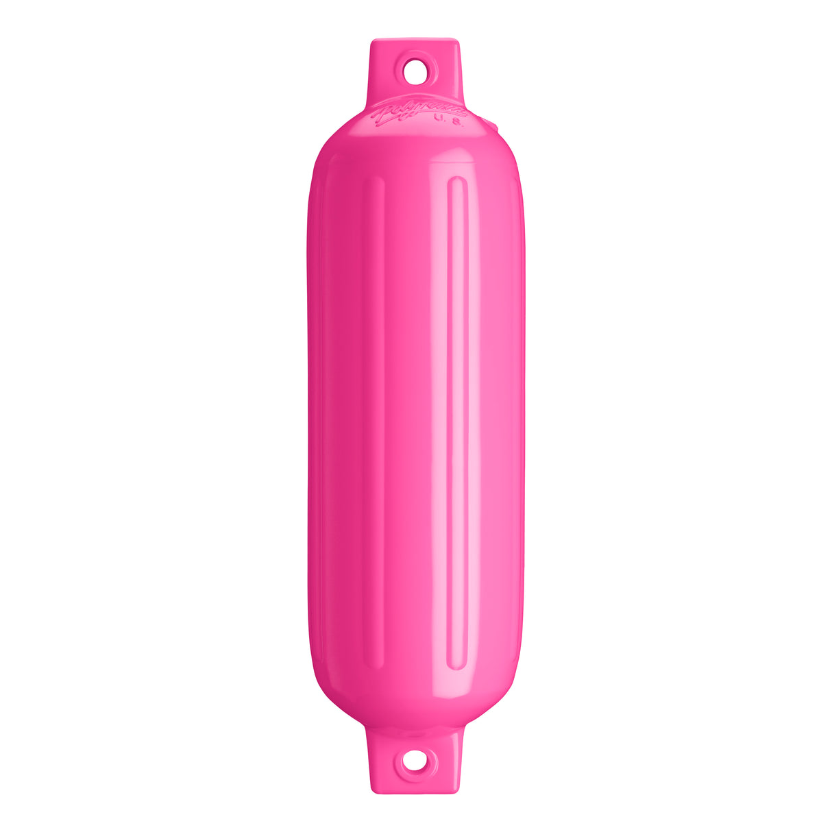 Pink boat fender, Polyform G-4 