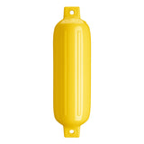 Yellow boat fender, Polyform G-4 