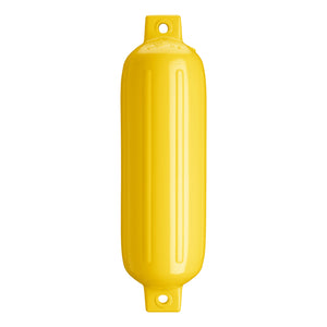 Yellow boat fender, Polyform G-4 
