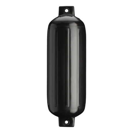 Black boat fender, Polyform G-5 