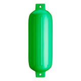 Green boat fender, Polyform G-5 