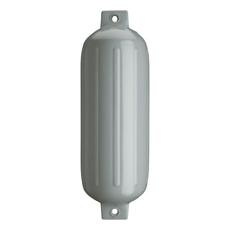 Grey boat fender, Polyform G-5 