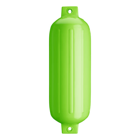 Lime boat fender, Polyform G-5 