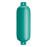 Teal boat fender, Polyform G-5 
