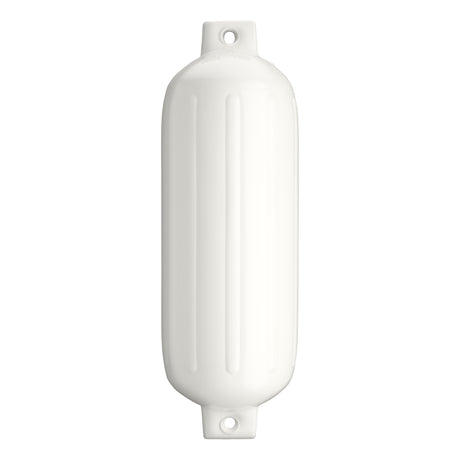 White boat fender, Polyform G-5 