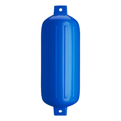 Blue boat fender, Polyform G-6 