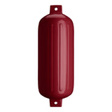 Burgundy boat fender, Polyform G-6 