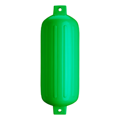Green boat fender, Polyform G-6 