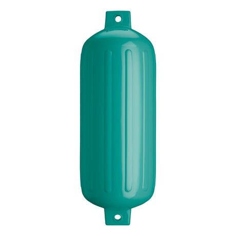 Teal boat fender, Polyform G-6 