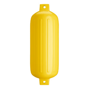 Yellow boat fender, Polyform G-6 