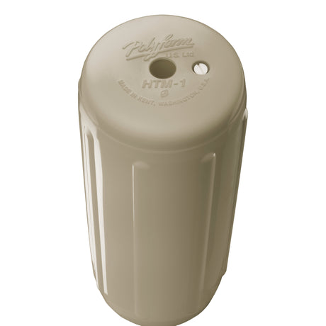 Sand hole through center boat fender, Polyform HTM-1 angled shot