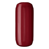 Burgundy hole through center boat fender, Polyform HTM-1 