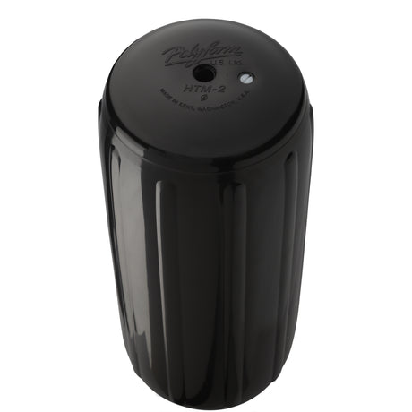 Black hole through center boat fender, Polyform HTM-2 angled shot