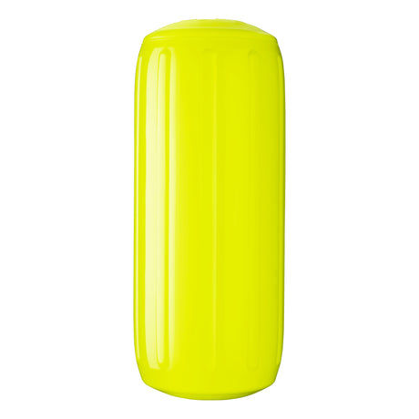 Saturn Yellow hole through center boat fender, Polyform HTM-2 