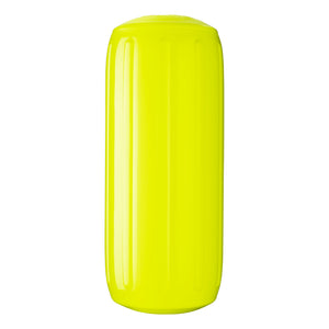 Saturn Yellow hole through center boat fender, Polyform HTM-2 