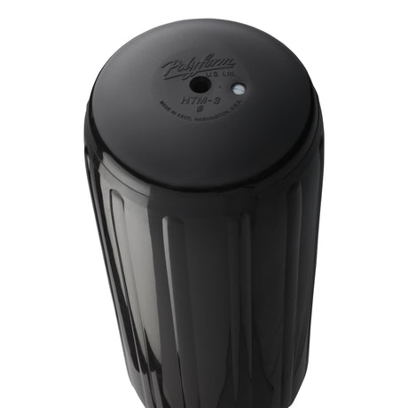 Black hole through center boat fender, Polyform HTM-3 angled shot