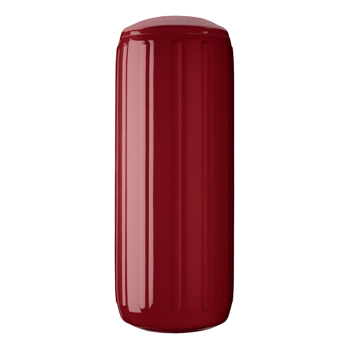 Burgundy hole through center boat fender, Polyform HTM-3 