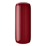 Burgundy hole through center boat fender, Polyform HTM-3 