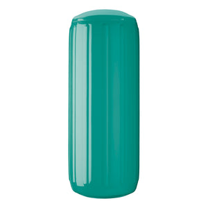 Teal hole through center boat fender, Polyform HTM-3 