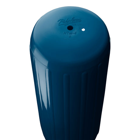 Catalina Blue hole through center boat fender, Polyform HTM-4 angled shot