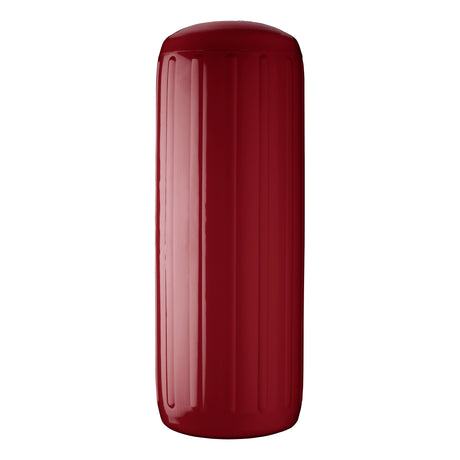 Burgundy hole through center boat fender, Polyform HTM-4 